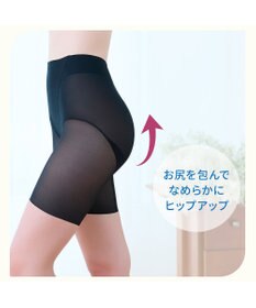 BRADELIS New York 【BRADELIS NewYork peace】綿混楽々dailyシェイプパンツ25 ガードルショーツ 1枚履き可能 ハイウエスト 補正 下着 細見え