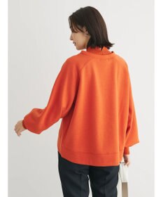 Green Parks 裏起毛ニットリブドッキングプルオーバー