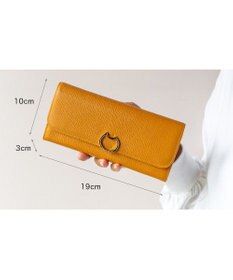 tsumori chisato CARRY ネコおこし 長財布 かぶせタイプ