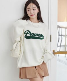 WEGO グラフィックニットBIGプルオーバー