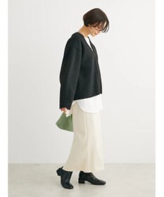 Green Parks ・ＥＬＥＮＣＡＲＥ　ＤＵＥ　ブークレＶネックカーデ