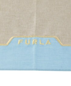 MOONBAT FURLA 晴雨兼用日傘 長傘 シャンブレー切継 ／遮光 遮熱 UV