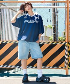 WEGO 【ユニセックス着用ITEM/MLサイズ展開】ドロストゲームシャツプルオーバー