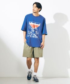 SHARE PARK MENS 【UNISEX】UVカット アートコラボTシャツ〈HIKING〉
