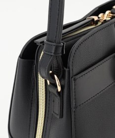 LA BAGAGERIE 【maison vert】 【超軽量・多収納】バイカラーリボンショルダーバッグ