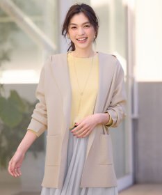 ANY ニットフーディーコーディガン