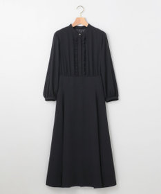 組曲 L 【KUMIKYOKU NAVY】ジョーゼットシフォン フリルワンピース