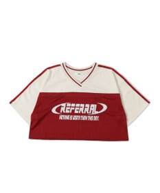 WEGO 2ライン切り替えメッシュショートT