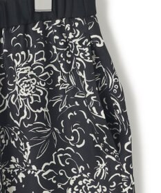 23区 【洗える】アンティークフラワープリント ワイド パンツ