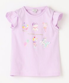 ANY KIDS スイーツ オン・オフショルダー Tシャツ