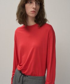 ATON MODAL SILK JERSEY | クルーネックプルオーバー