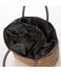 UNBILLION カシュカシュ cachecache / ラメ切替クロッシェトート カゴバッグ