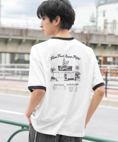 WEGO ワンポイント刺繍リンガーT（SS）