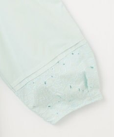 自由区 【洗える】テンセルコットンエンブロイダリープルオーバー ブラウス