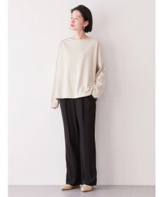 AMERICAN HOLIC ボートネックボーダープルオーバー