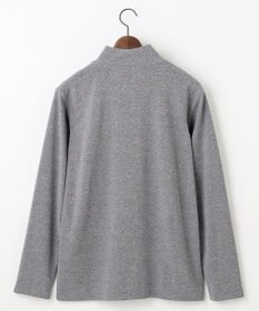 JOSEPH ABBOUD 【洗える/ソフトな肌触り】ミニパイルモック ネック Ｔシャツ