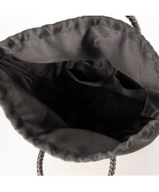 UNBILLION カシュカシュ cachecache / ラメ切替クロッシェトート カゴバッグ