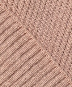 ANY パフスリーブリブニット