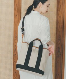 TOPKAPI 【Breath TOPKAPI】スコッチグレイン ネオレザー 縦型 A4 トート バッグ ショルダー付き L