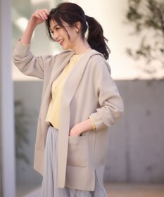 ANY ニットフーディーコーディガン