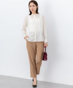 組曲 L ハンサムツイルテーパード パンツ