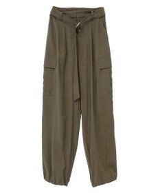 YECCA VECCA ベルテッドカーゴパンツ