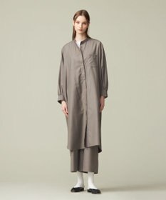 J.PRESS YORK STREET 【WOMEN】バックドレープ シャツワンピース