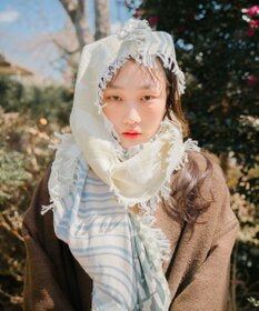 POLS コットン meadow モヒカンストール