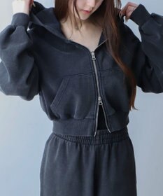 WEGO ショートZIPパーカー