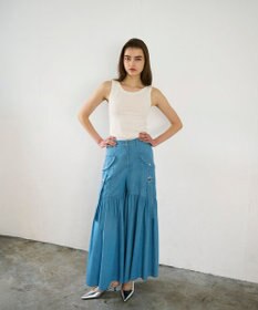 GRACE CONTINENTAL ワークワイドパンツ