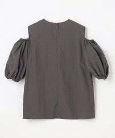 NAVE 【Nave　撥水機能・UVカット・透湿・接触冷感】ナイロンワッシャー ブラウス