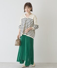 AMERICAN HOLIC 【選べる丈】シアープリーツスカート