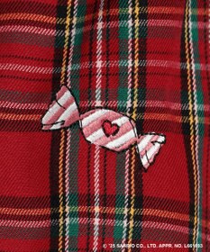 ANY KIDS 【ハローキティ×ANY KIDS】ドッキング刺繍 長袖Tシャツ