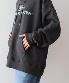 AMERICAN HOLIC フロッキーロゴプリント裏毛パーカー