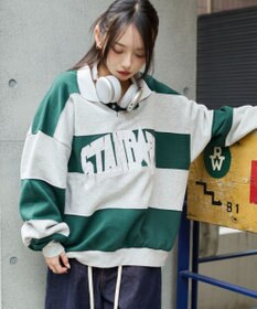 WEGO 【ユニセックス着用ITEM】カレッジロゴラガースウェット