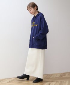 AMERICAN HOLIC フロッキーロゴプリント裏毛パーカー