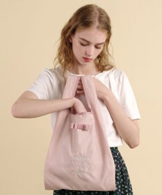TOCCA 【WEB＆一部店舗限定】【折り畳み収納可能】POINT OF RIBBON ECOBAG エコバッグ