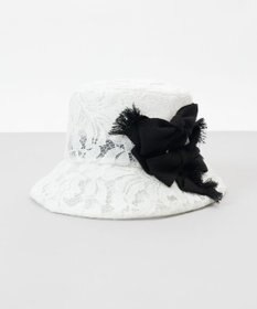 AURORA 【 LANVIN en Bleu （ランバン オン ブルー）】リボンレースクロッシェハット