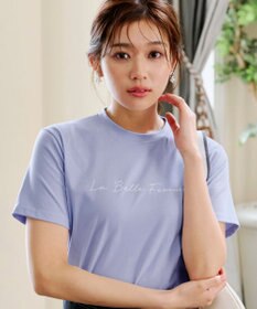 Tiaclasse 【洗える】シンプルロゴプリントTシャツ