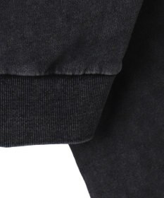 WEGO グラフィックアシッドウォッシュショートプルパーカー