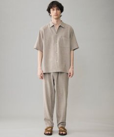 UNFILO MENS リネンライク シャツ