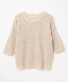 ANY 【洗濯機可/アンチピリング】ギマハーフスリーブニット