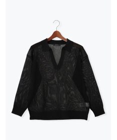 Te chichi メッシュスキッパーポロニット