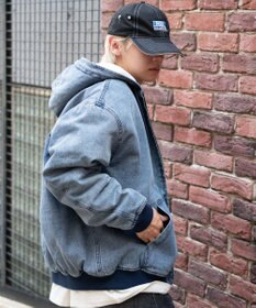 WEGO 【ユニセックス着用ITEM/MLサイズ展開】ワーカーズボアフードブルゾン