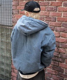 WEGO 【ユニセックス着用ITEM/MLサイズ展開】ワーカーズボアフードブルゾン