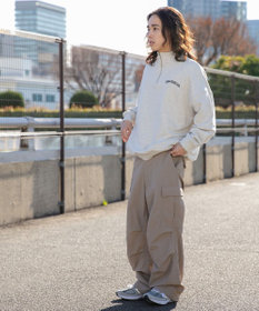 WEGO ナイロンカーゴパンツ