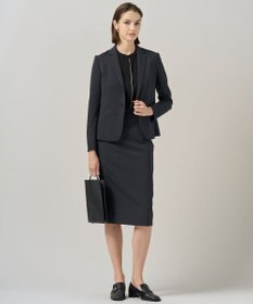 ICB 【洗える】 コンパクトモクロディ バンドカラーカットソー