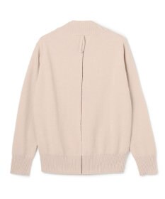 BEIGE， 【洗える】POMPE / ウールカシミヤ配色ラインVネックニット