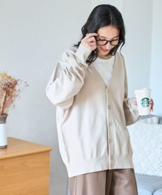 WEGO 【ユニセックス着用ITEM/MLサイズ展開】ドロップショルダーカーディガン