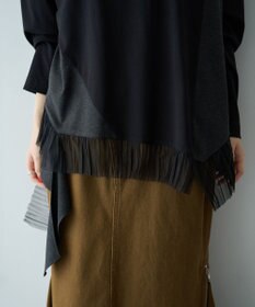 YECCA VECCA 裾アシメデザインプルオーバー②